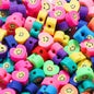 10mm Clay Beads — About 50 Pieces
