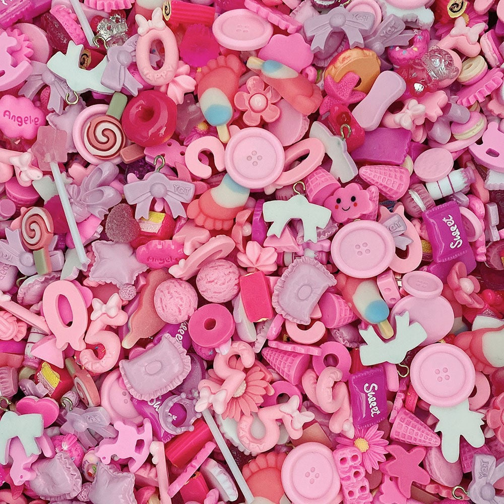 Chunky junk charms (20 pieces) — 10 Colors