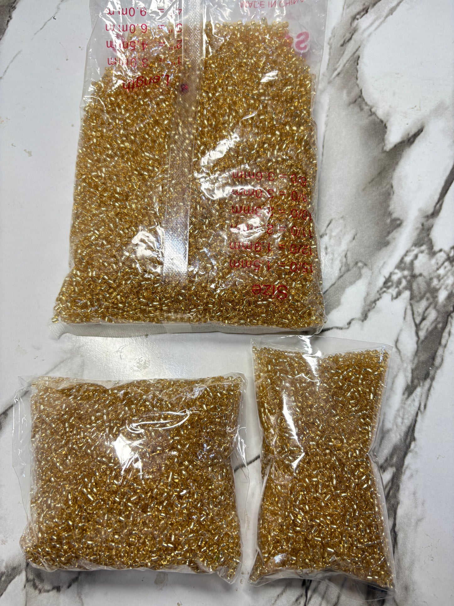 3mm Seed Beads — 12 Colors