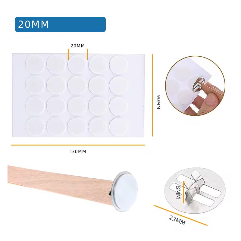 20pcs Candle Wick Sticky Tabs