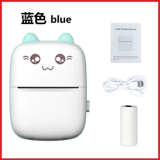 Mini Thermal Printer & Transparent Sticker Paper