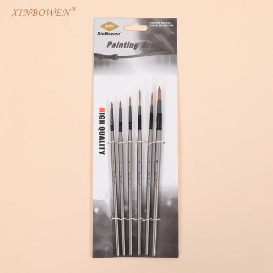 6 Piece Precision Brush Set