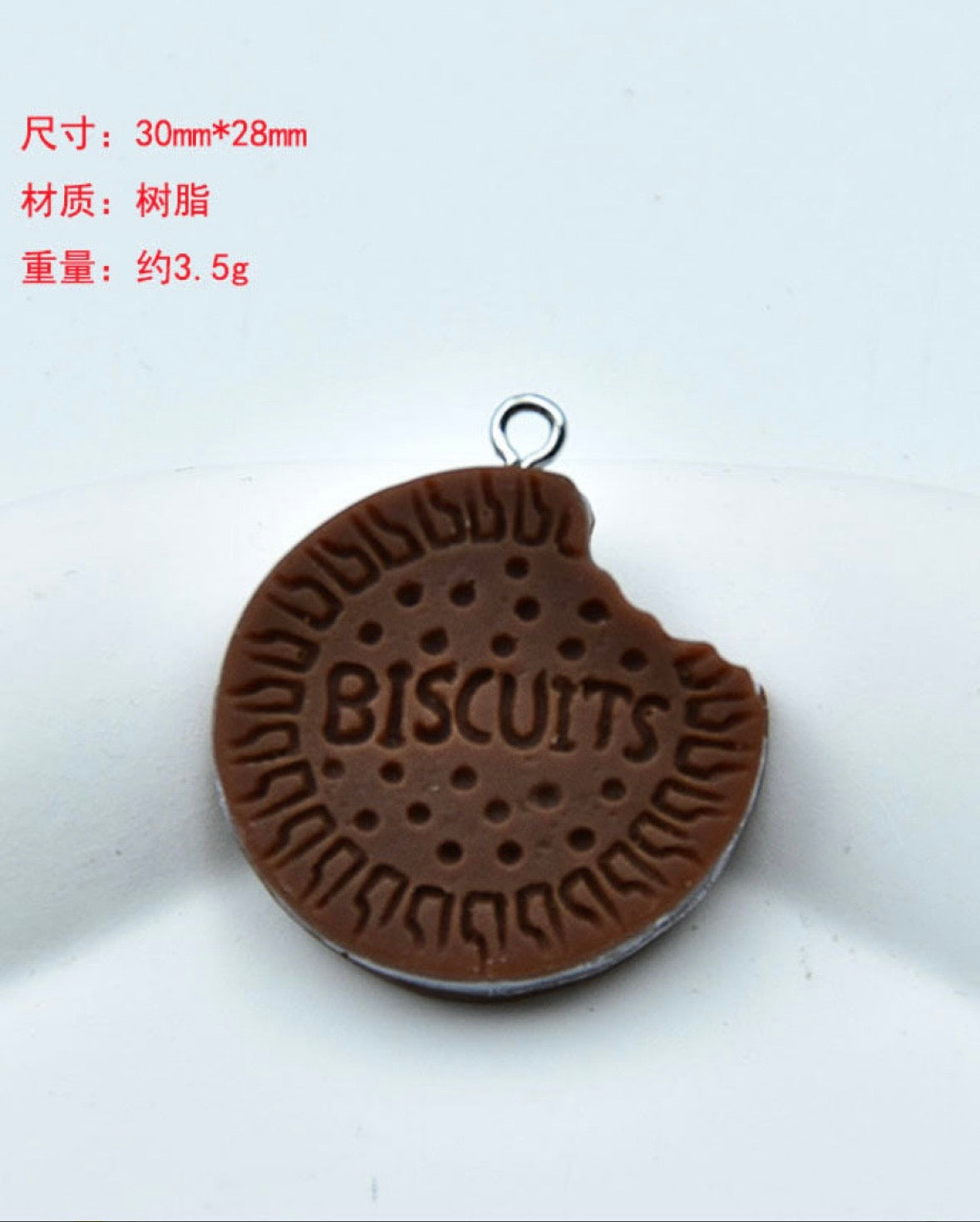 Bitten Cookie Charm