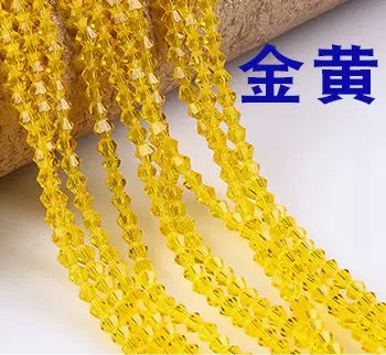 4mm Cone Crystal Beads — 85pcs