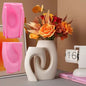 Oval Twin Silicone vase molds