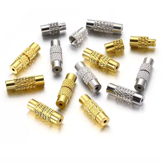 Screw hooks/ Barrel clasps 10pcs