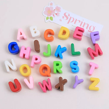 Big Acrylic Letter Beads (Random Colors)