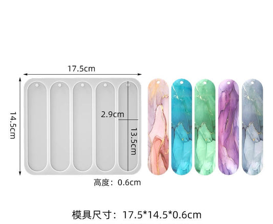 Bookmark Mold — 5 Cavity