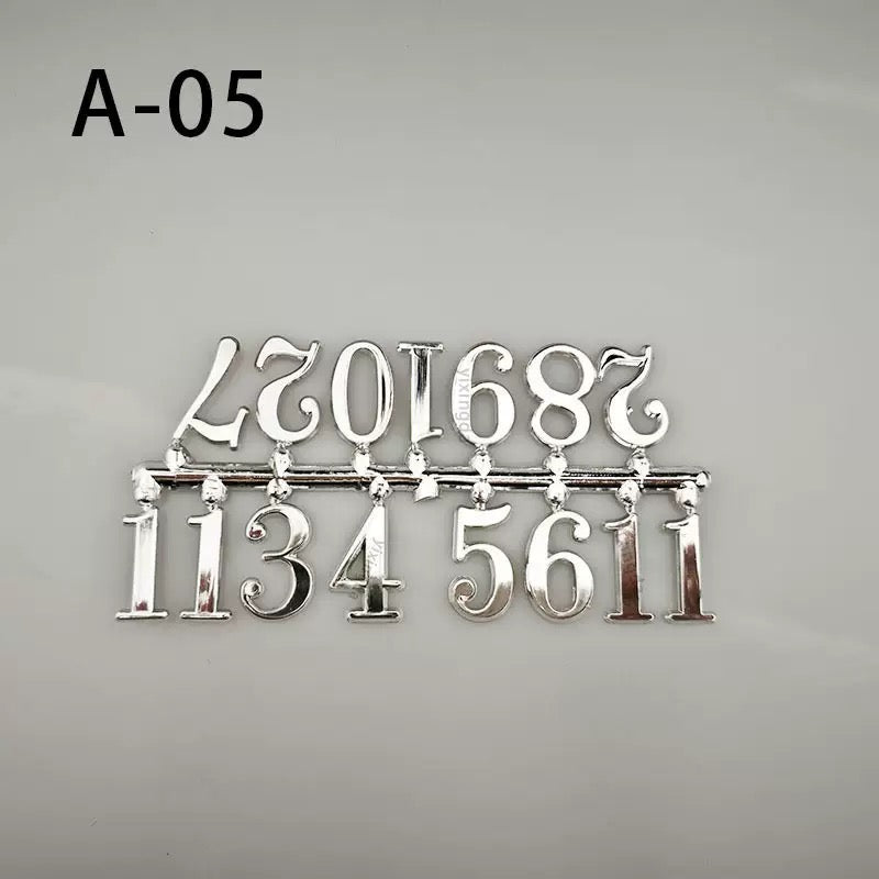 Clock Dials/ Numbers — 3cm