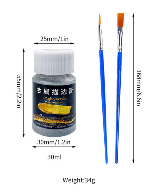 Metallic Edge Paint