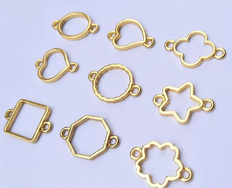 Bracelet Bezels — 10 Pieces
