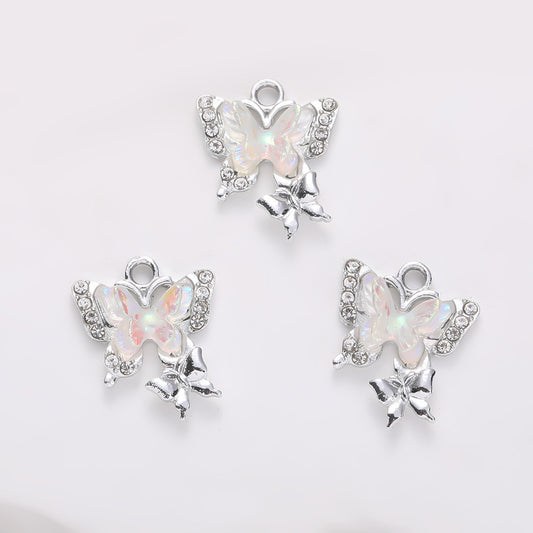Twin Butterfly Charm