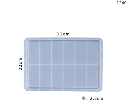 Rectangular tray mold