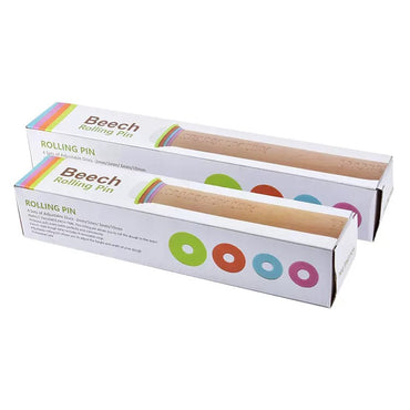 Wooden Rolling Pin With Adjustable Thickness Rings
