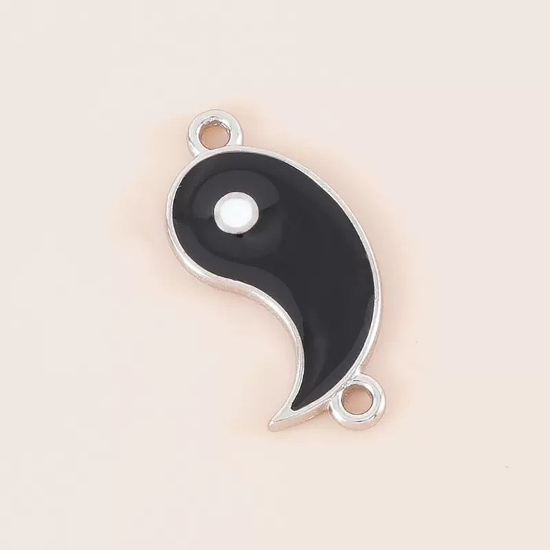 Yin Yang Bracelet Connector Charms