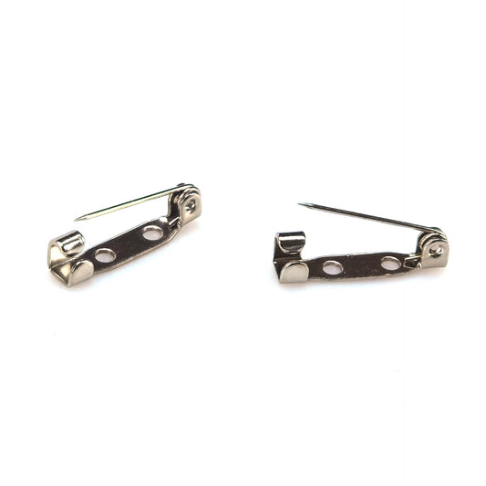 32mm Stainless Steel Brooch/ Lapel Pins —10pcs
