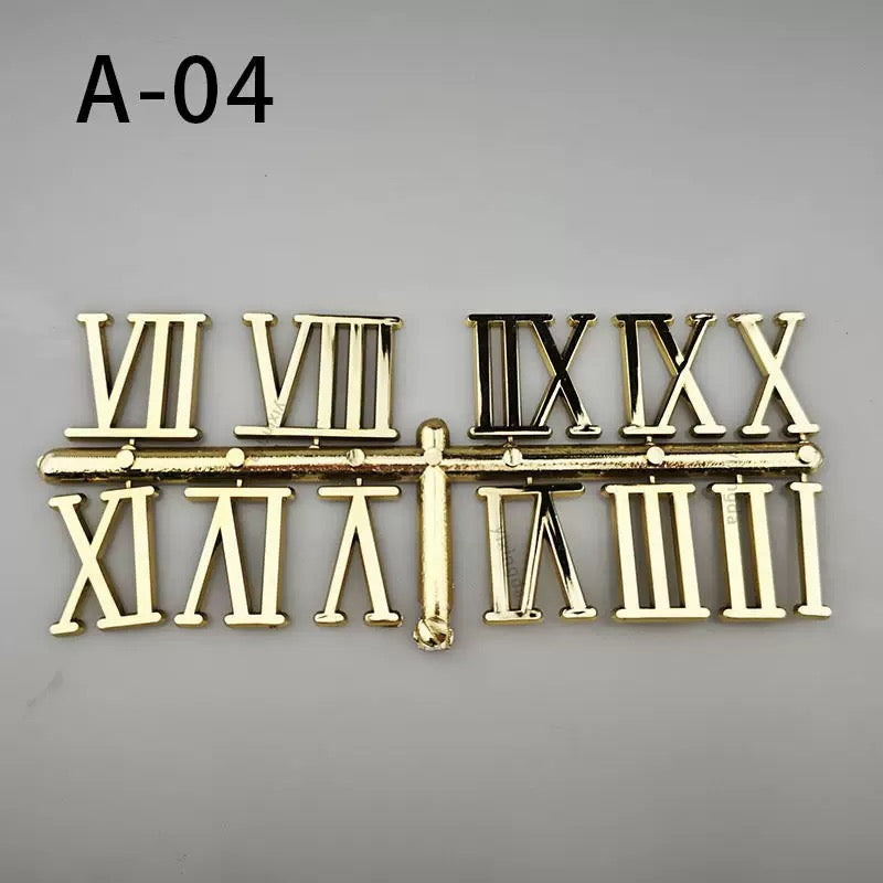 Clock Dials/ Numbers — 3cm