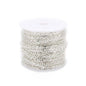 Silver O Link Chain Roll — 10 Meters