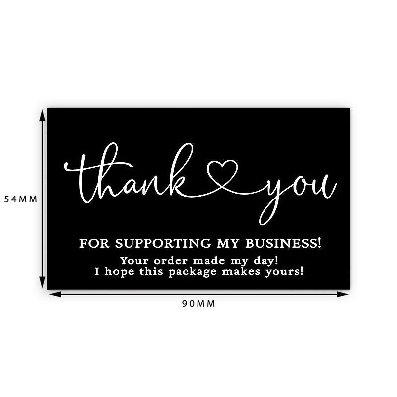 Thank You Cards — 3 Styles (25 Pieces)