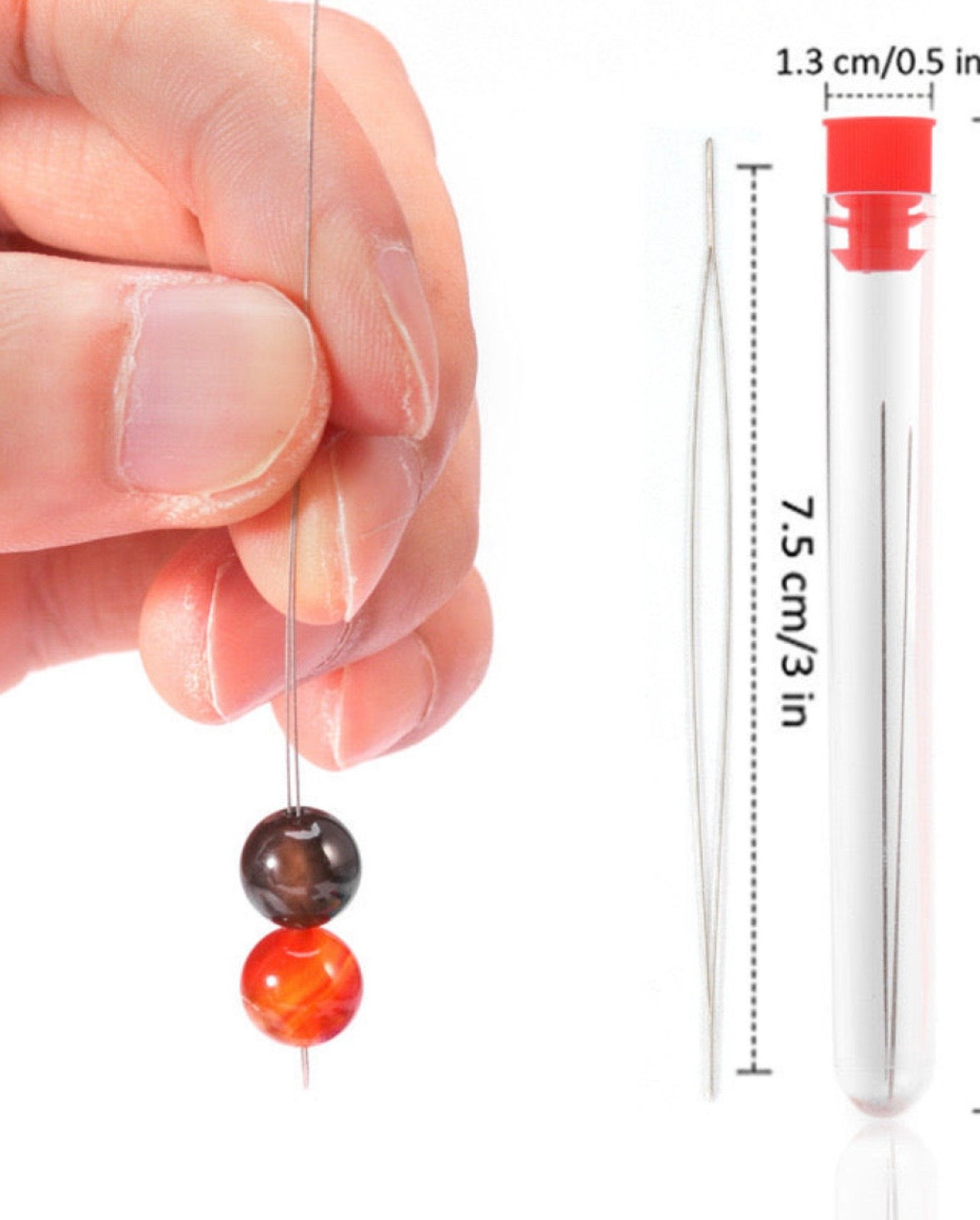 Big Eye Beading Needles  — Pack of 5 Pieces