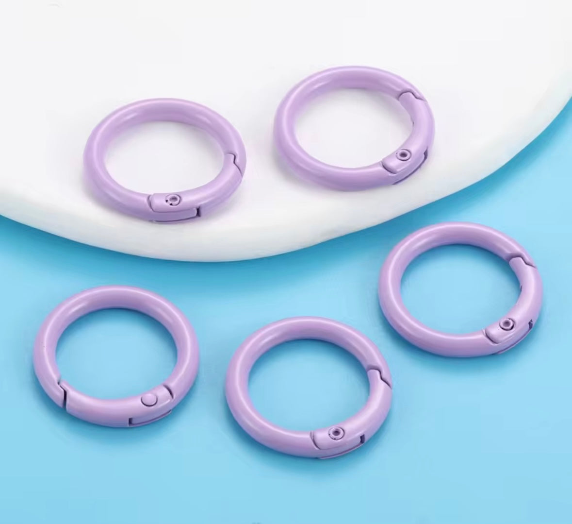 O Ring Clasps — 5 Pieces