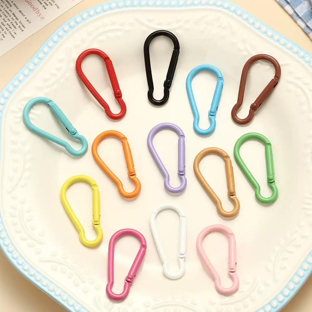 Hook Carabiner Clasps — 5 Pieces