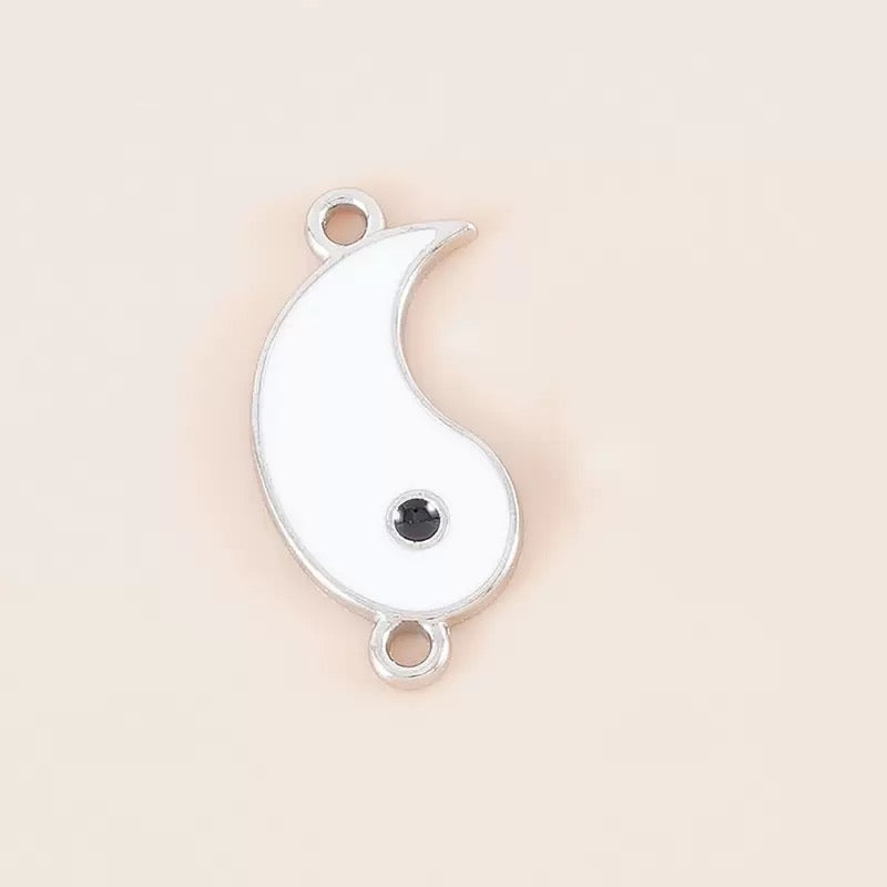 Yin Yang Bracelet Connector Charms