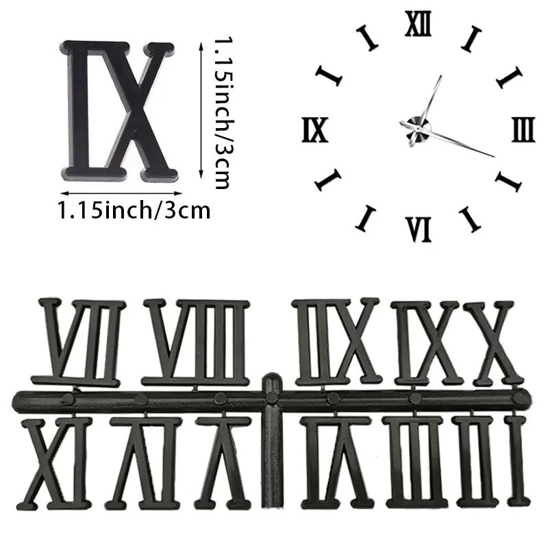Clock Dials/ Numbers — 3cm