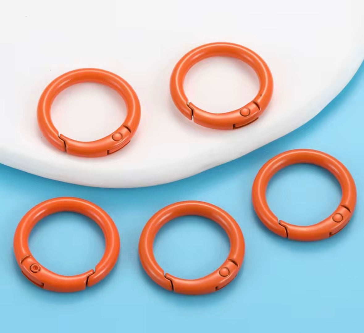 O Ring Clasps — 5 Pieces