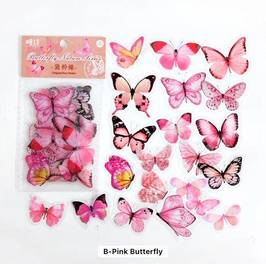 Butterfly Decals — 6 Colors