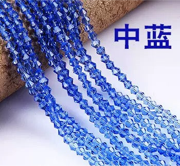 4mm Cone Crystal Beads — 85pcs