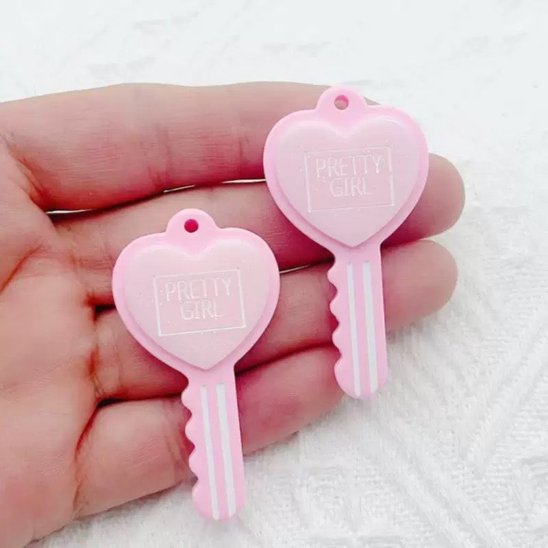 Pretty Girl Key Charm