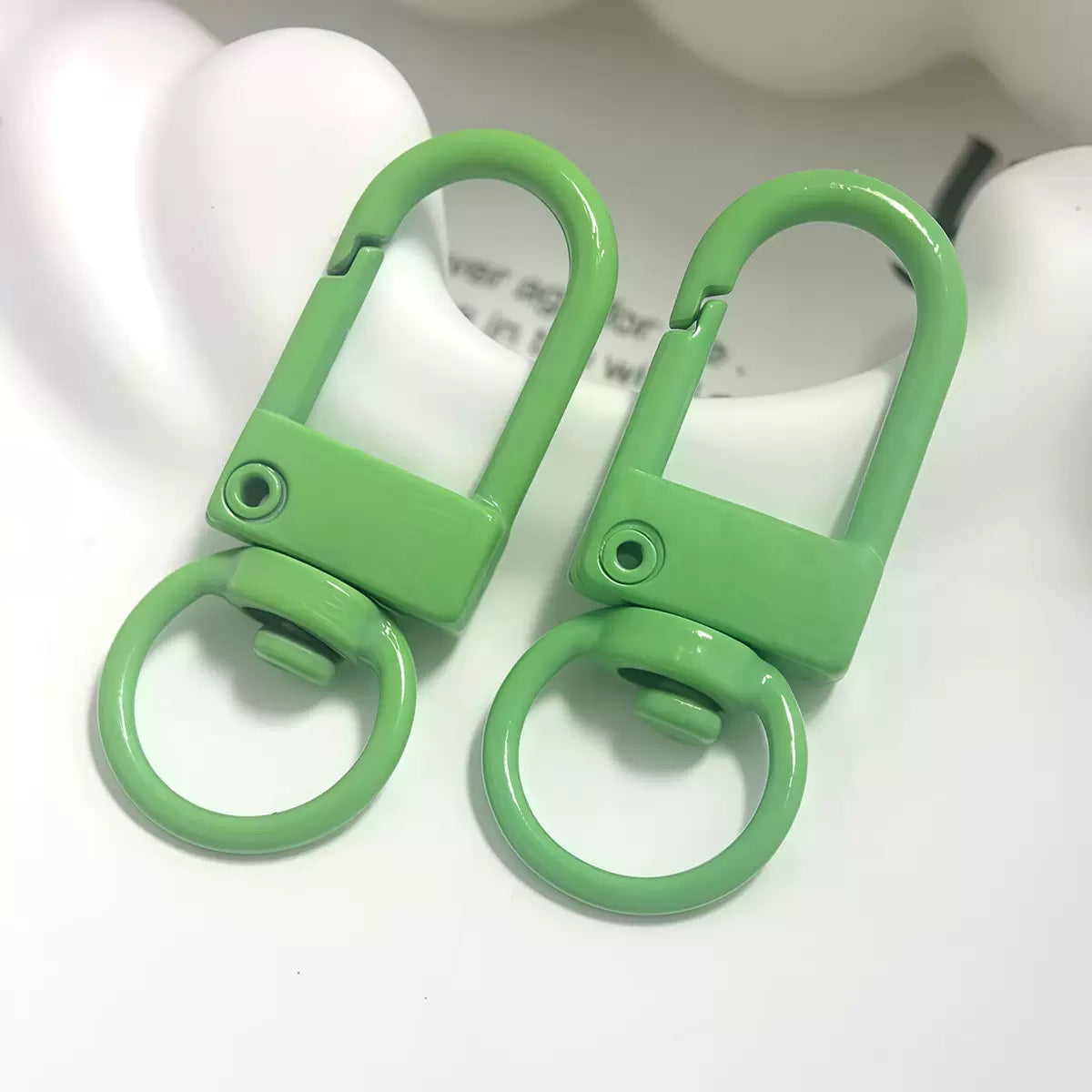 Colorful Swivel Lobster Clasps — 5 Pieces