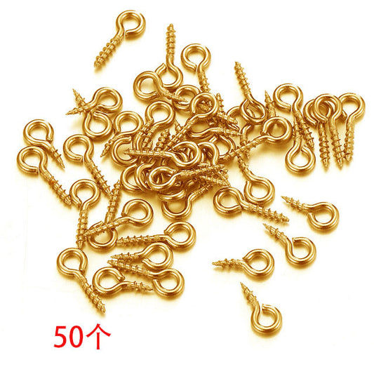 Stainless Steel Eyescrews — 50pcs