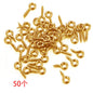 Stainless Steel Eyescrews — 50pcs
