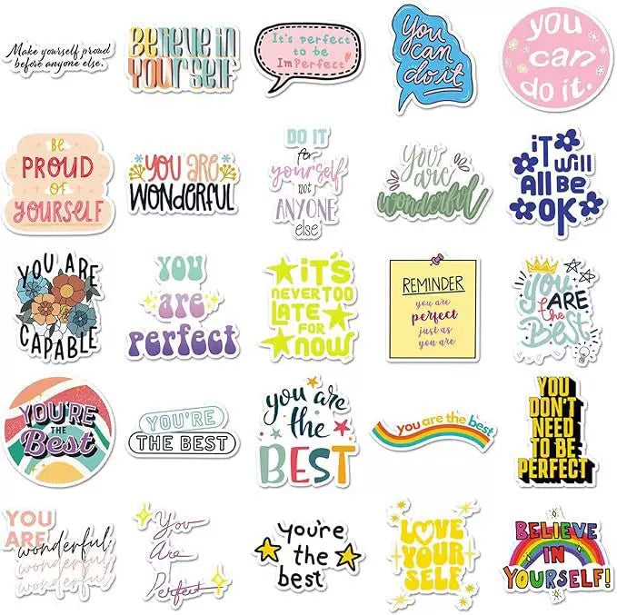 Affirmation Stickers — 20 Pieces