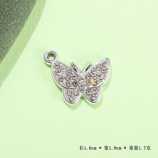 Zircon Butterfly Charm