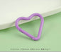 Heart Carabiner Clasps — 5 Pieces