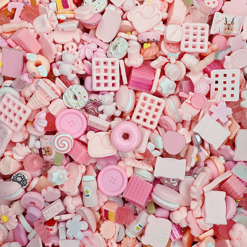 Chunky junk charms (20 pieces) — 10 Colors