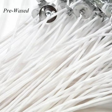 Pre-waxed Cotton Candle Wicks — 20 Pieces