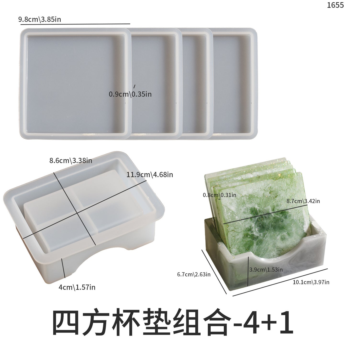 Coaster Set Molds