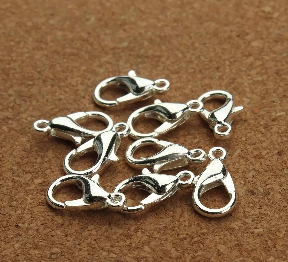 Lobster clasps 6*12mm (50pcs)