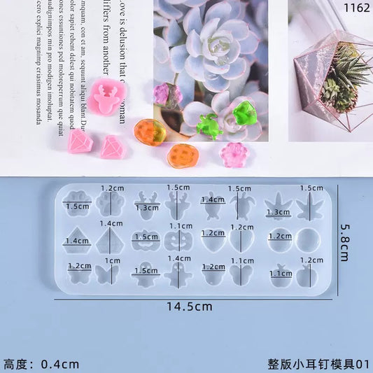 Multi Shape Stud Earring Mold