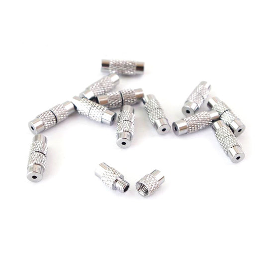 Screw hooks/ Barrel clasps 10pcs