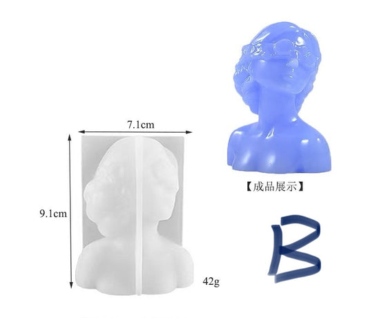 Flower Girl Bust Molds