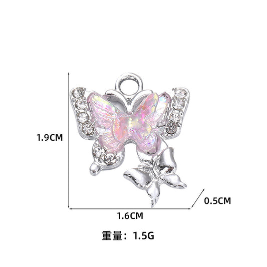 Twin Butterfly Charm