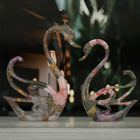 Swan Couple Decor Mold