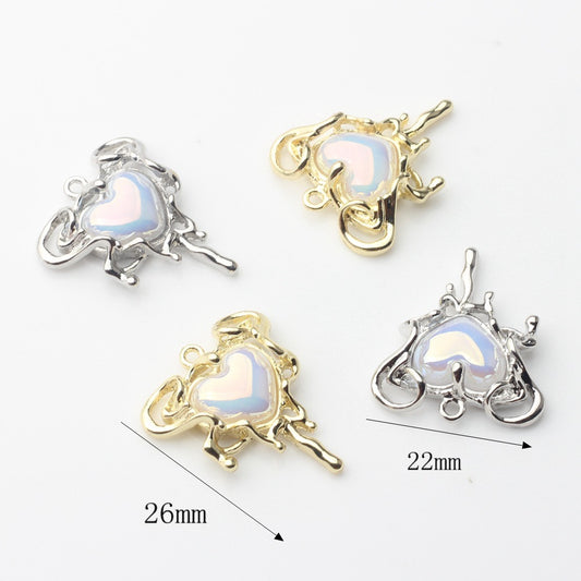 Molten heart charm