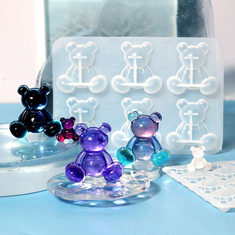Mini Teddy Bear Mold — 2 Styles