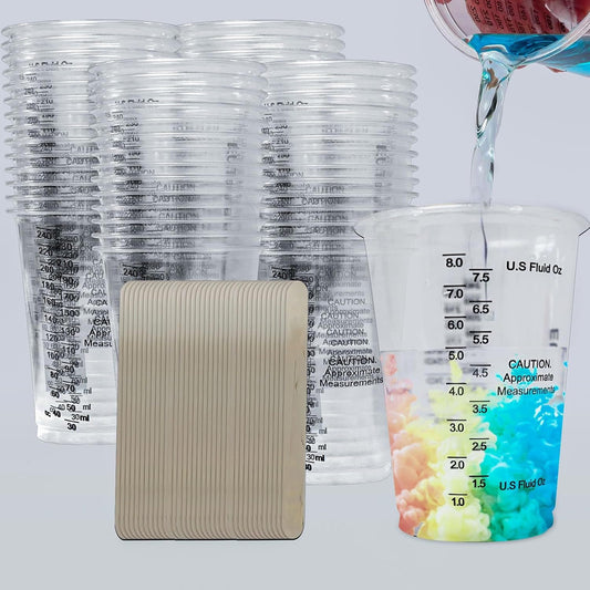 Disposable Measuring Cups — 10 Pcs